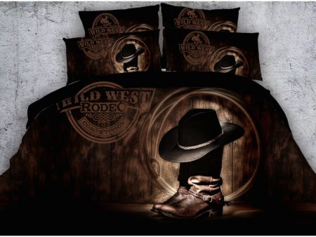 Bedding Set -Cowboy Boots & Hat
