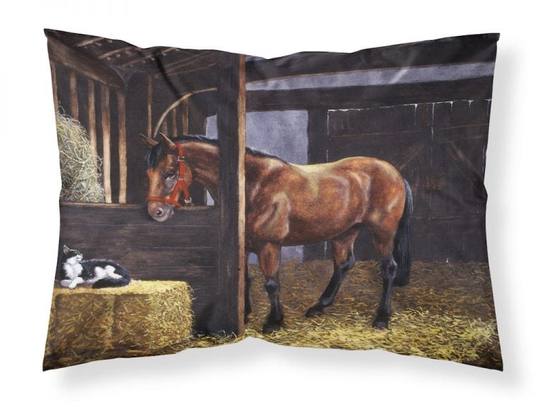 Standard Pillowcase - Horse and Cat