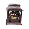 Rustic Horse and Rider Lantern