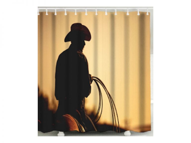 Shower Curtain - Cowboy's Silhouette