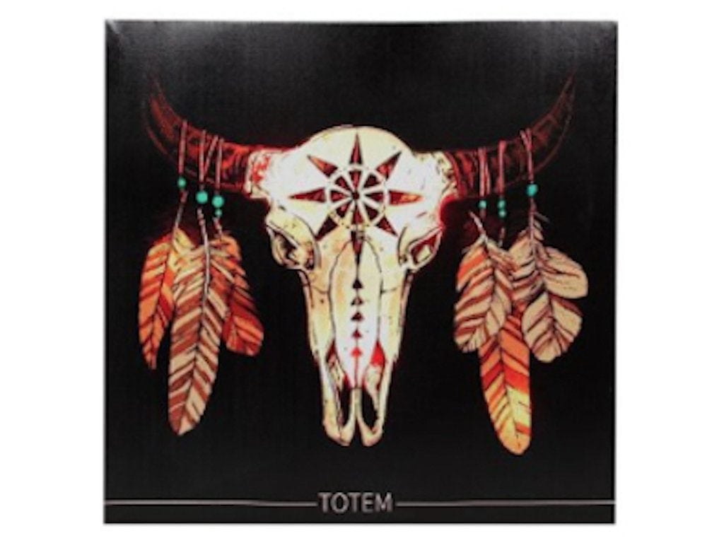 Tribal Bulls Head Canvas GallopnGifts