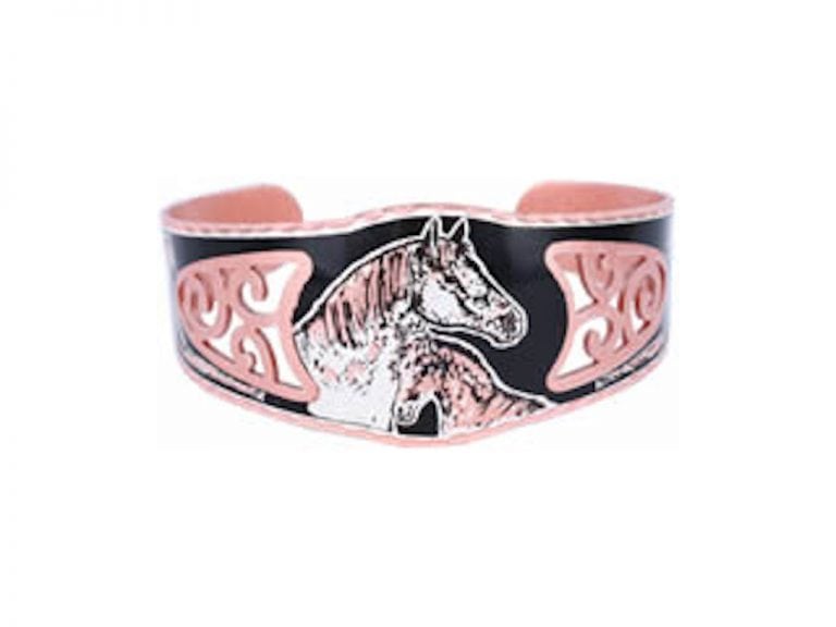 Mare and Foal Filigree Bracelet