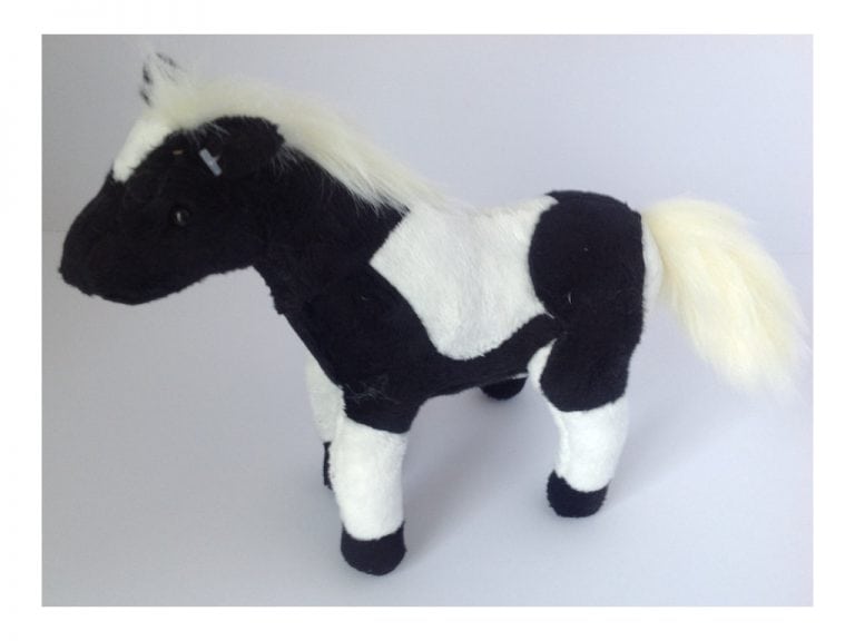 Cuddle Pal - Pony Black and White