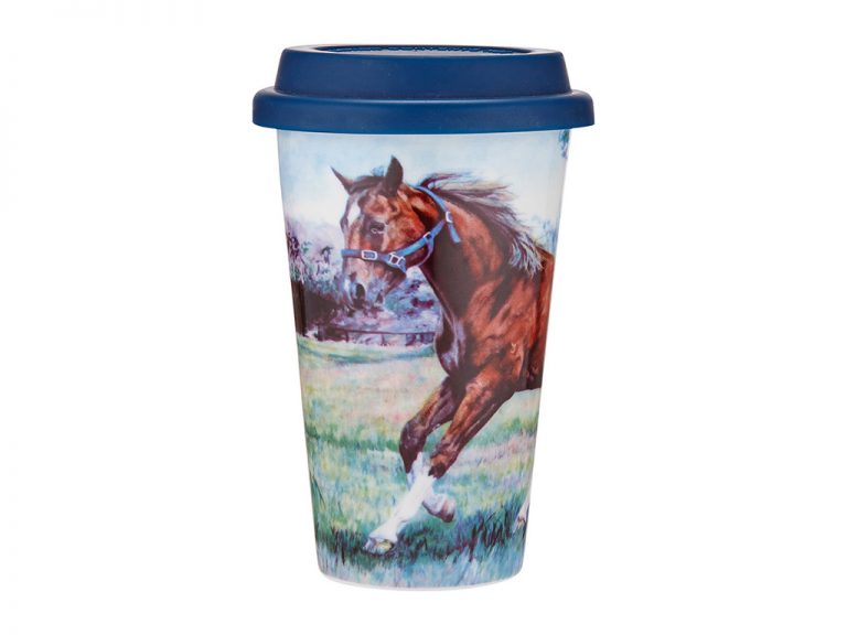 Beauty of Horses Cantering Spirit Travel Mug